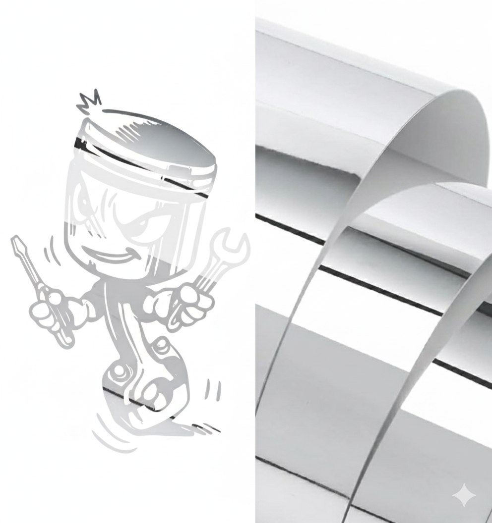 Piston mechanic decal, car, truck, tool box decal for mechanics, technician