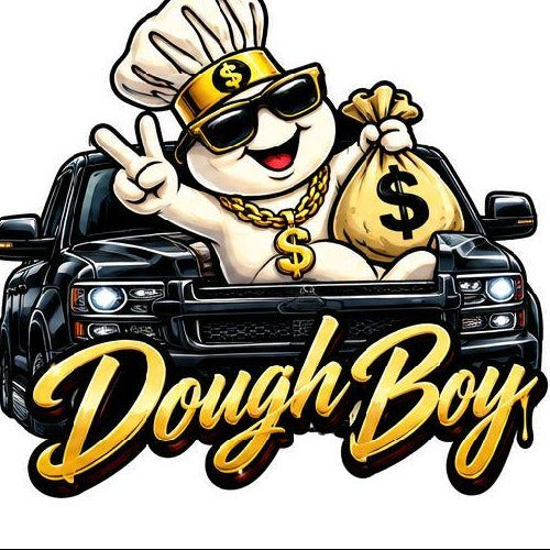 Dough Boy Truck 6x6 inch full color decal