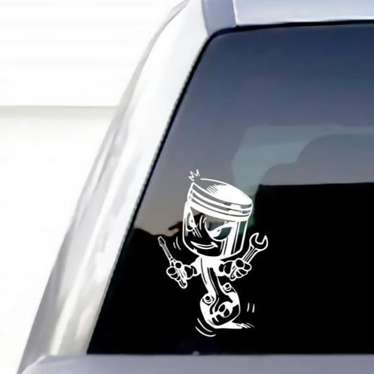 Piston Mechanic Decal