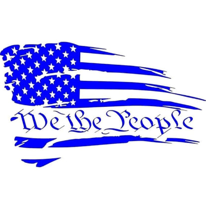 We The People Decal | American Flag | 2nd Amendment | Vinyl Decal | Window Decal