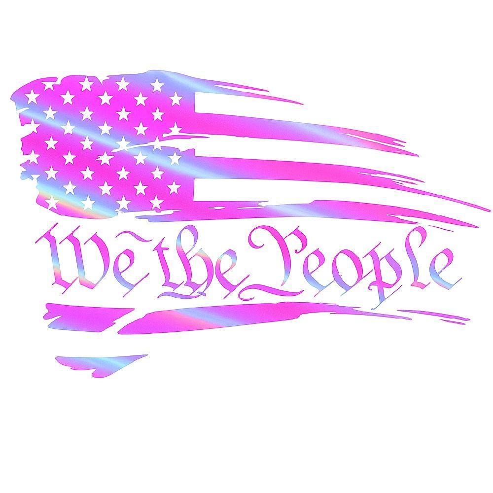 We The People Decal | American Flag | 2nd Amendment | Vinyl Decal | Window Decal
