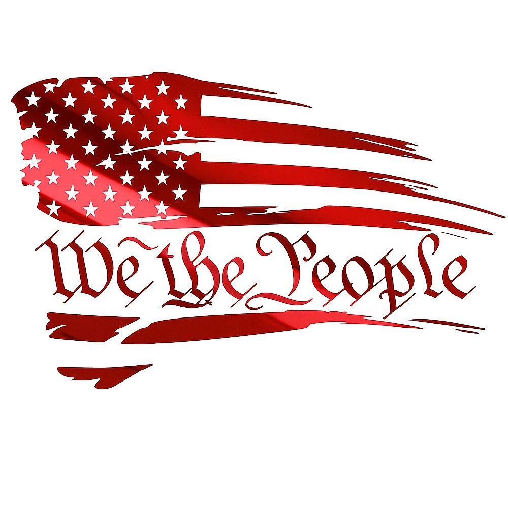 We The People Decal | American Flag | 2nd Amendment | Vinyl Decal | Window Decal