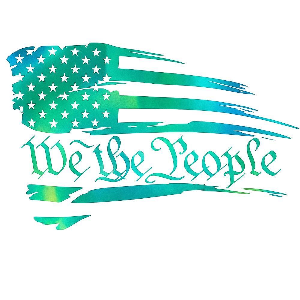 We The People Decal | American Flag | 2nd Amendment | Vinyl Decal | Window Decal