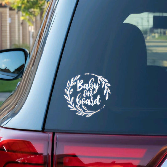 Baby on board | Vinyl decal | Window sticker | Kids on board | Car decal | Vehicle Exterior Decoration