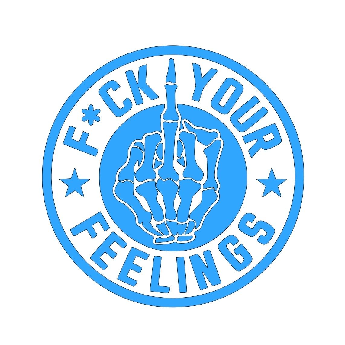 F*ck your feelings decal for car, truck, wall, toolbox, or windows