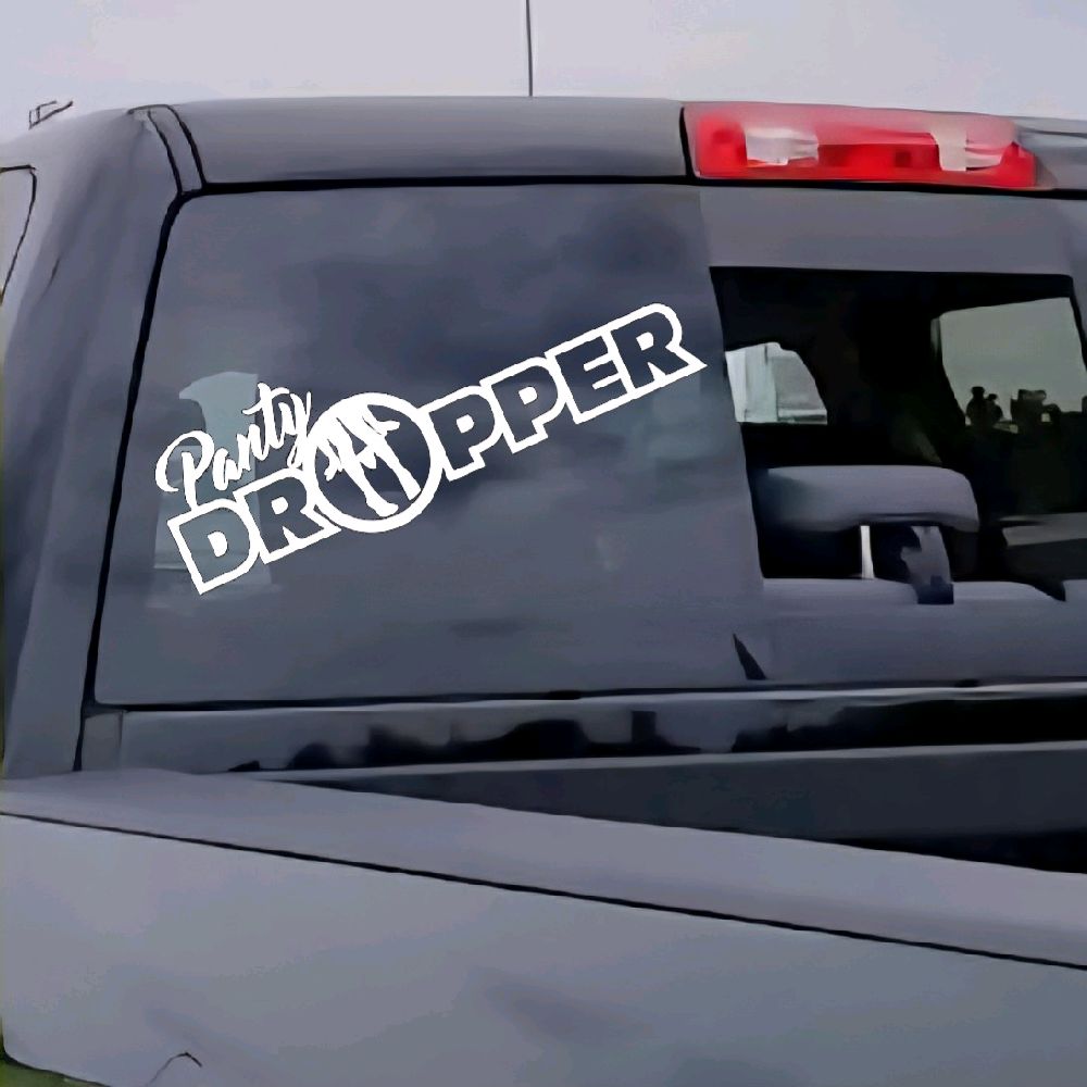 Panty dropper decal for cars and truck windows bumper sticker funny decal stickers