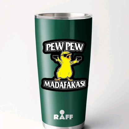 Pew Pew Madafakas UV-DTF Sticker/Colored Decal with UV Protection funny hard car stickers window truck Versatile