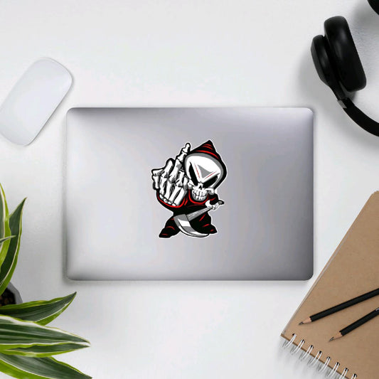 Reaper Weatherproof UV-DTF Sticker Decal for Laptops, Tumblers, Cars & Trucks - Original Design Personalized Window Truc