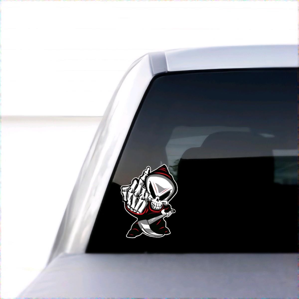 Reaper Weatherproof UV-DTF Sticker Decal for Laptops, Tumblers, Cars & Trucks - Original Design Personalized Window Truc