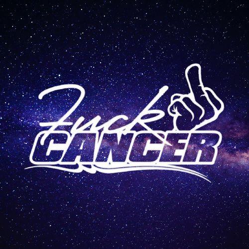 F Cancer 8x5 Inch Decal - "Fuck Cancer" Sticker for Car, Truck, Window, and Bumper - Customizable Design vinyl stickers 