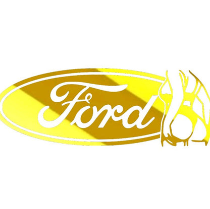 Ford Girl Butt Decal in Many Colors and multiple Sizes, Easy Application Clear Transfer Tape Truck Sticker Car Vehicle D