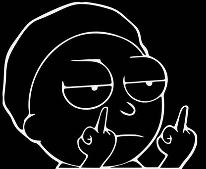 Rick And Morty Middle Finger decal - photo 4 of 6